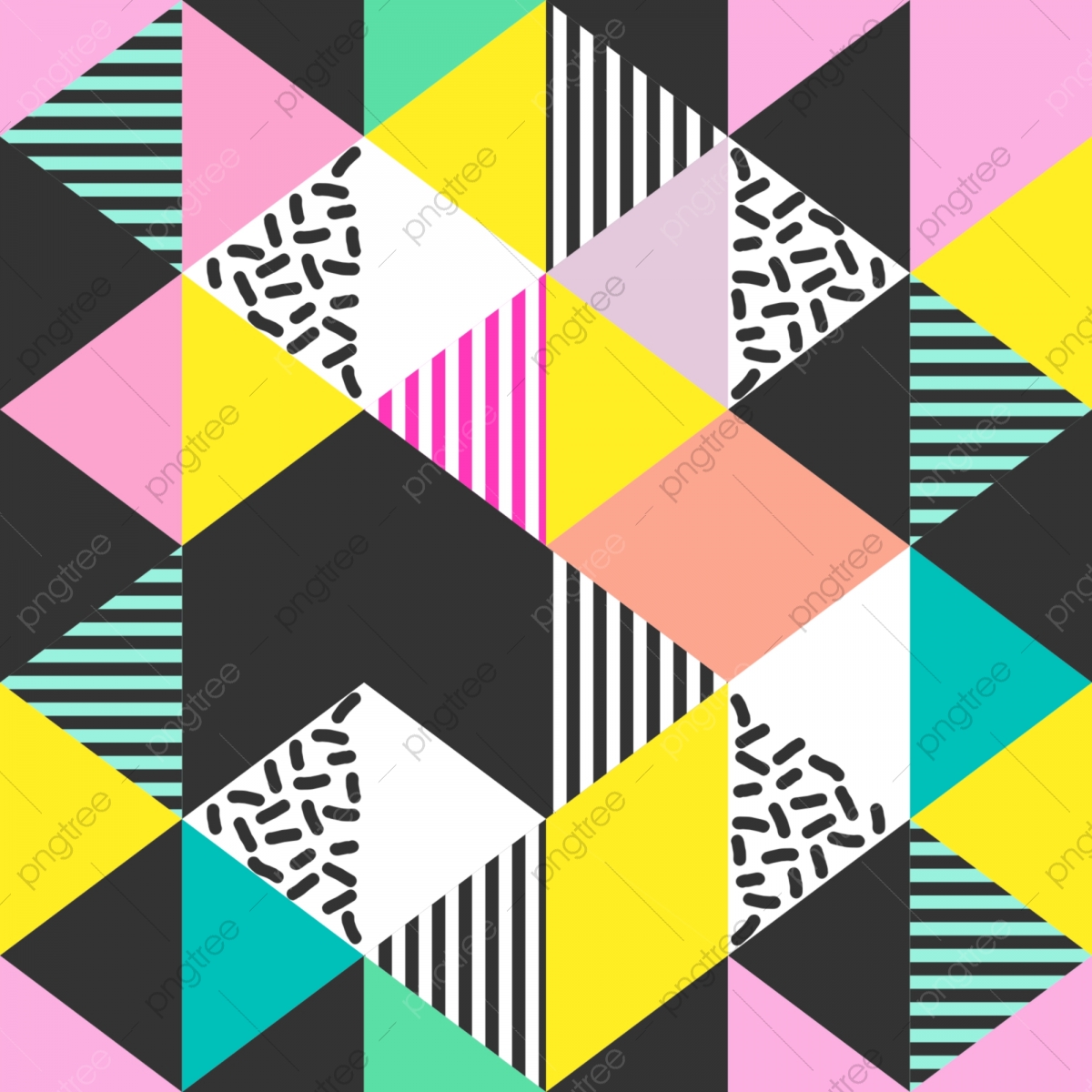 Colorful Triangle Seamless Pattern With Abstract Pastel Colors 1200x1200 Colorful Triangle Seamless Pattern With Abstract Pastel Colors