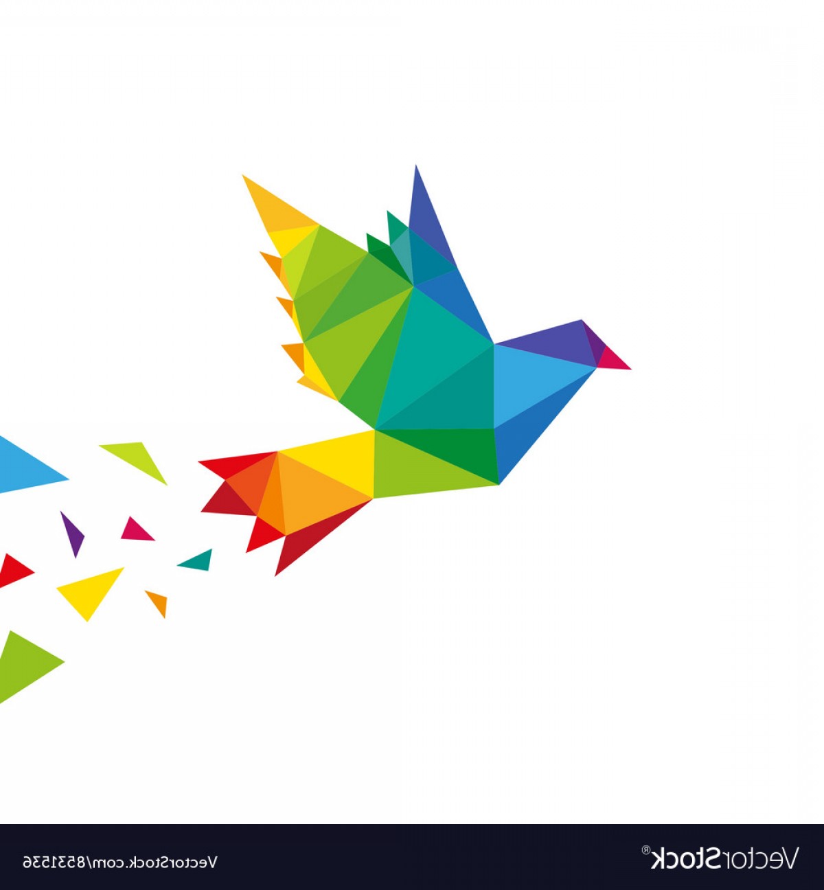 1200x1296 Bird Abstract Triangle Design Vector Cqrecords