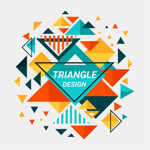 490x490 Color Full Abstract Triangle Design