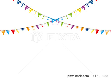 Illustration Material Colorful Triangle Flag Party Flag 450x319 Illustration Material Colorful Triangle Flag Party Flag