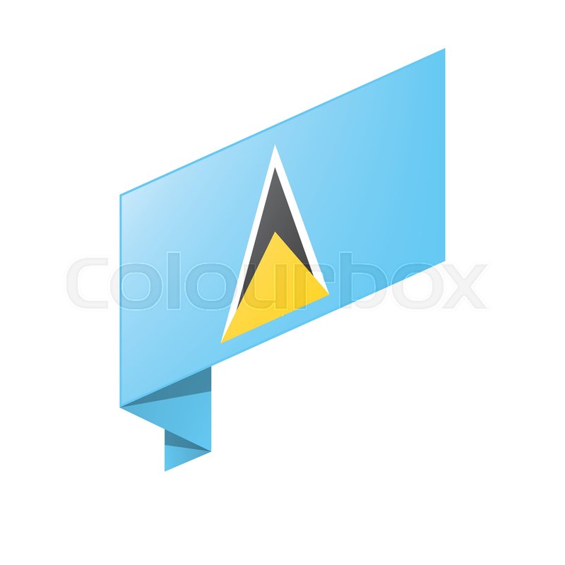 Saint Lucia Flag, Vector Illustration Stock Vector Colourbox 800x800 Saint Lucia Flag, Vector Illustration Stock Vector Colourbox