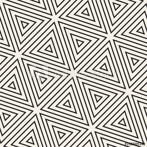 500x500 Stylish Minimalistic Triangle Shape Lines Grid Vector Seamless