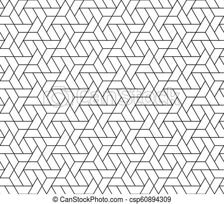 450x410 Vector Hexagon Seamless Pattern Repeating Geometric Triangular