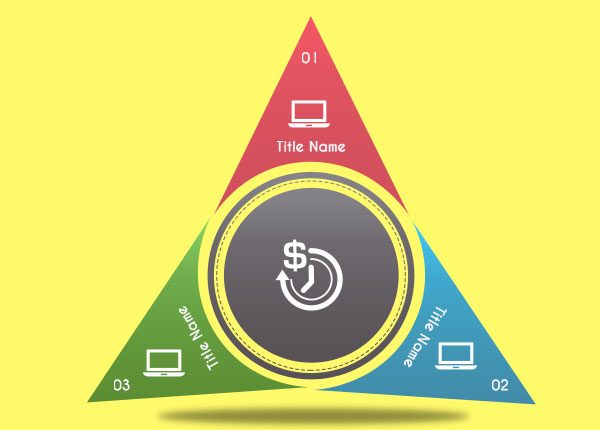 600x430 Design Vector Triangle Infographic In Photoshop Tutorialwebdesign