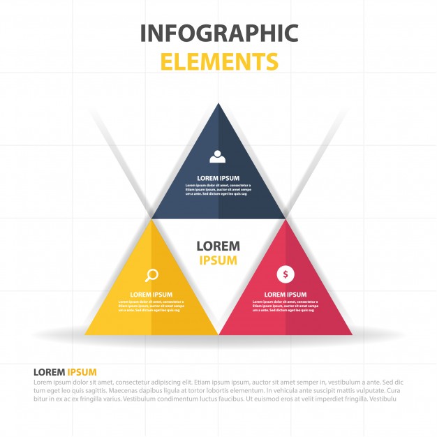 626x626 Infographic Triangle Template Vector Free Download