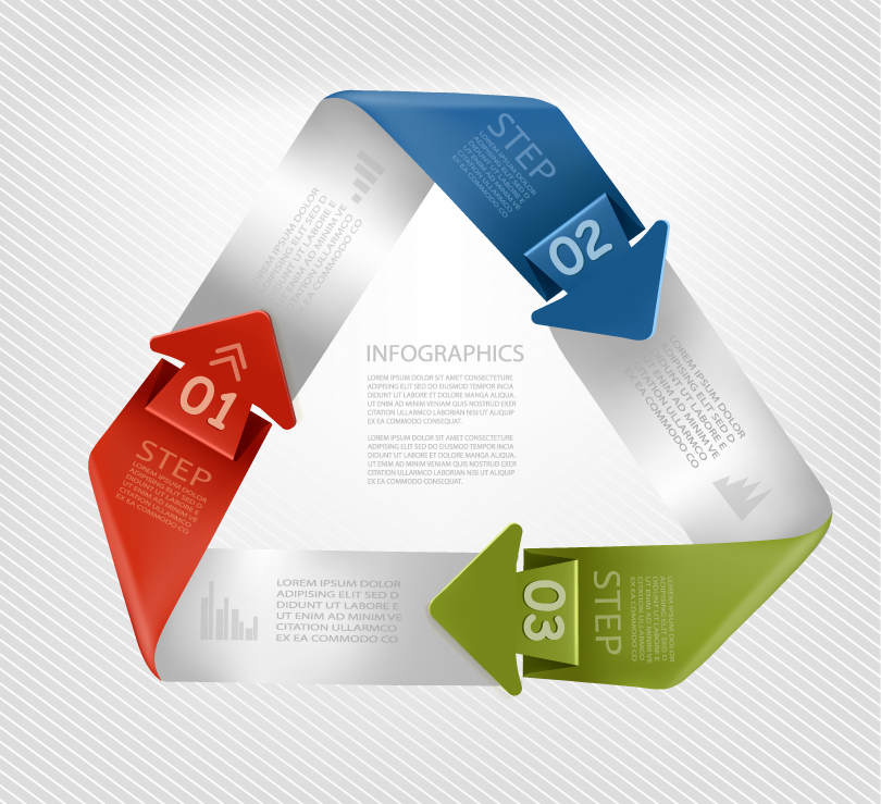 810x739 Infographics Step Triangle Vector Free Vector Graphic Download