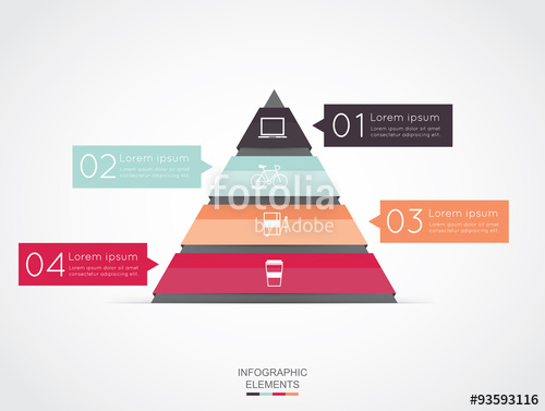 500x377 Triangle Infographic For Business Project Stock Image And Royalty