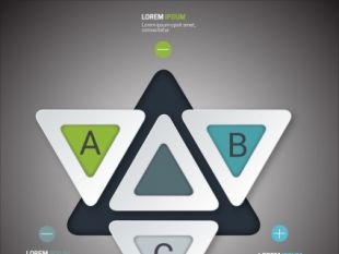 310x233 Triangles Infographic Free Vectors Ui Download