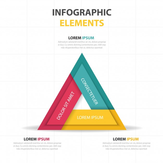 Triangle Infographic Vector At Vectorified.com | Collection Of Triangle ...