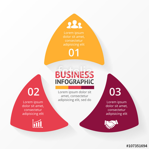 500x500 Vector Circle Triangle Arrows Infographic, Diagram, Graph