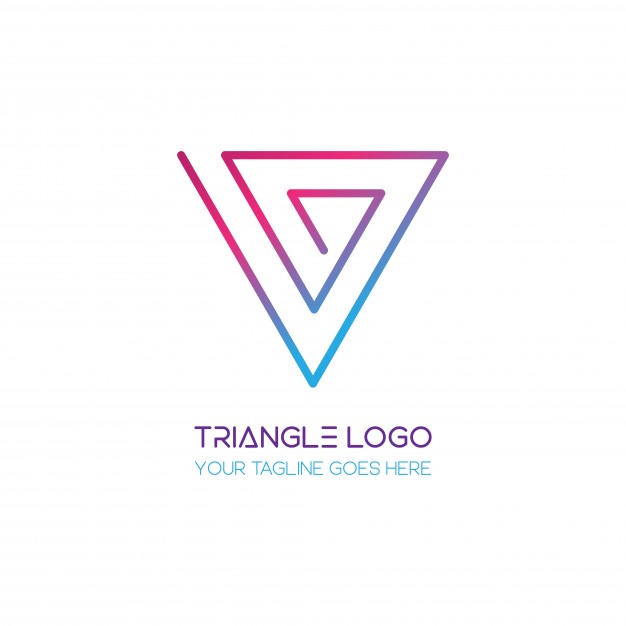 626x626 Triangle Logo Vector Free Download