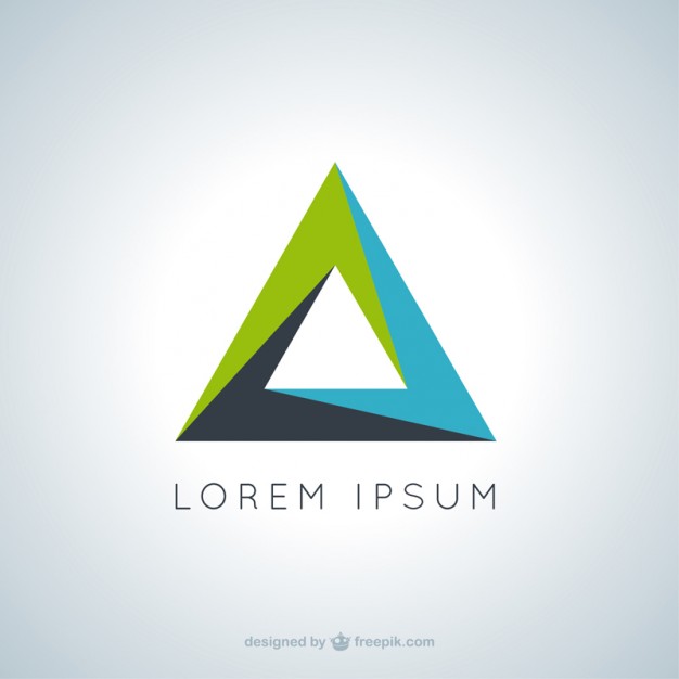 626x626 Triangular Logo Vector Free Download