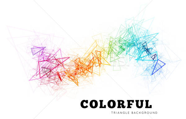 600x384 Vector Abstract Triangle Outline Vector Illustration Maxim