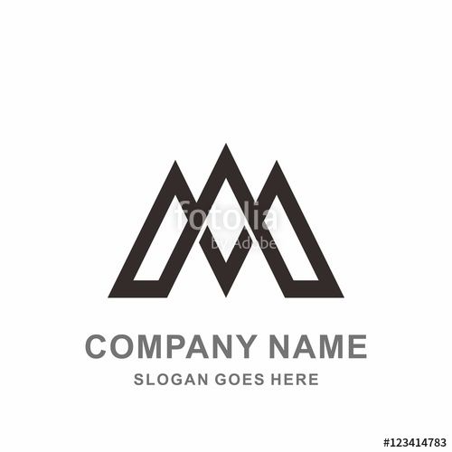 500x500 Download The Royalty Free Vector Monogram Letter A M Geometric