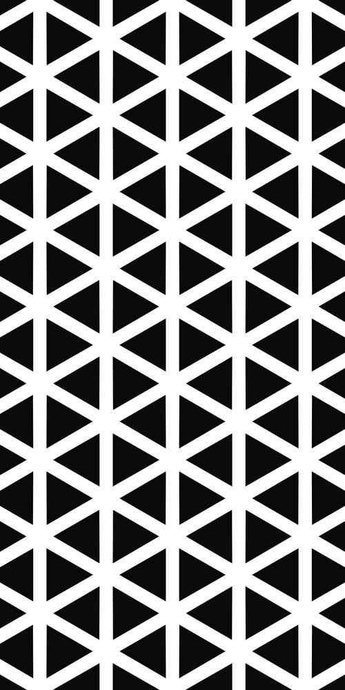 Repeat Monochrome Hexagonal Vector Triangle Pattern Design 500x1000 Repeat Monochrome Hexagonal Vector Triangle Pattern Design