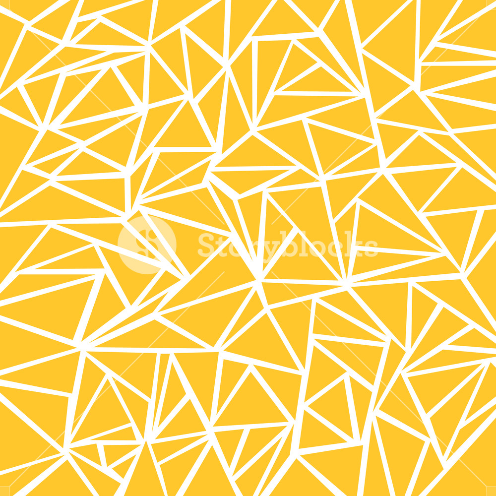 Abstract Yellow Mustard, White Geometric And Triangle Patterns 1000x1000 Abstract Yellow Mustard, White Geometric And Triangle Patterns
