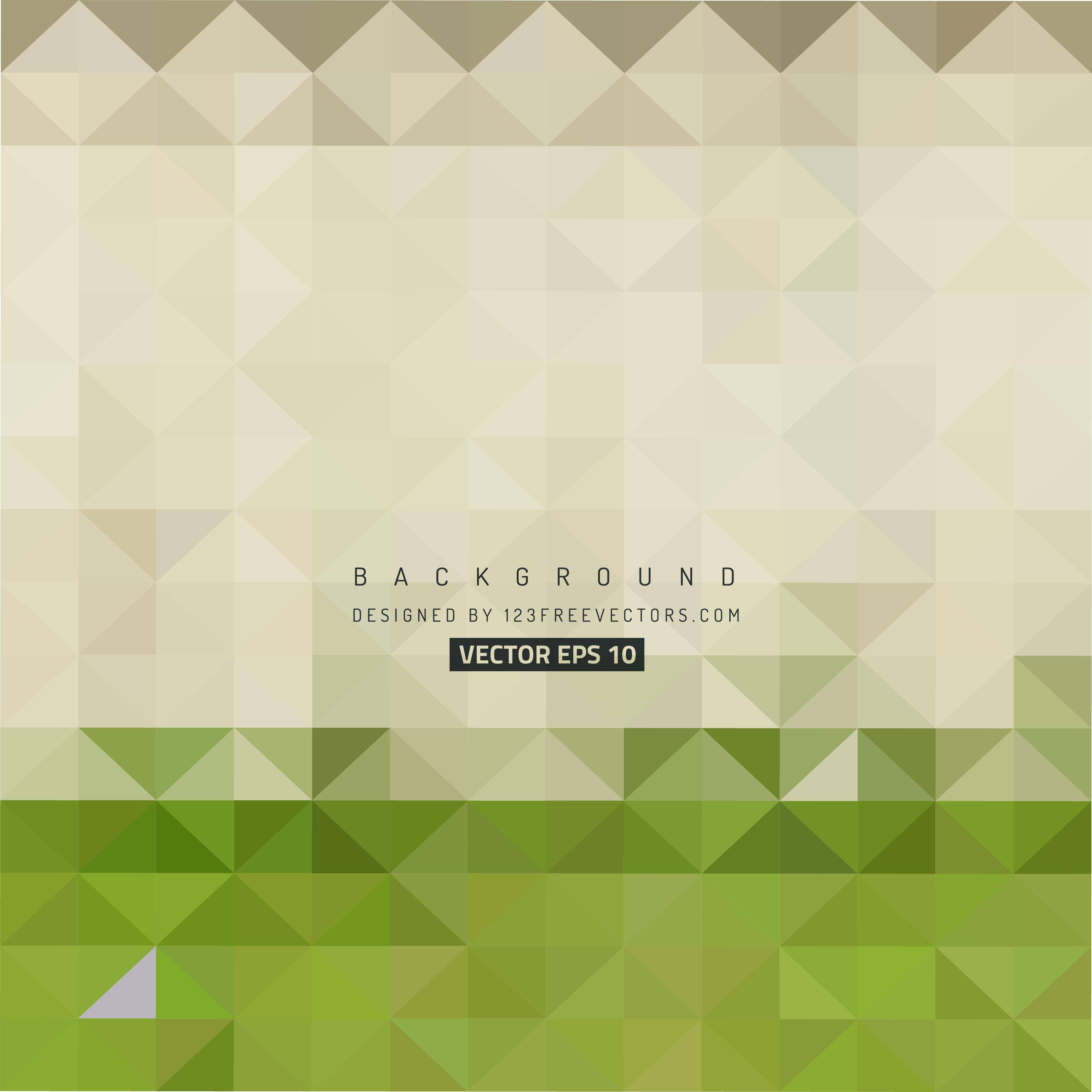 3333x3333 Green Triangle Shape Background Vector