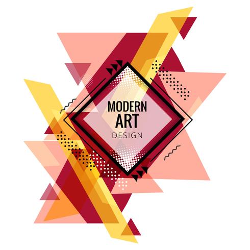 490x490 Modern Colorful Triangle Shape Design