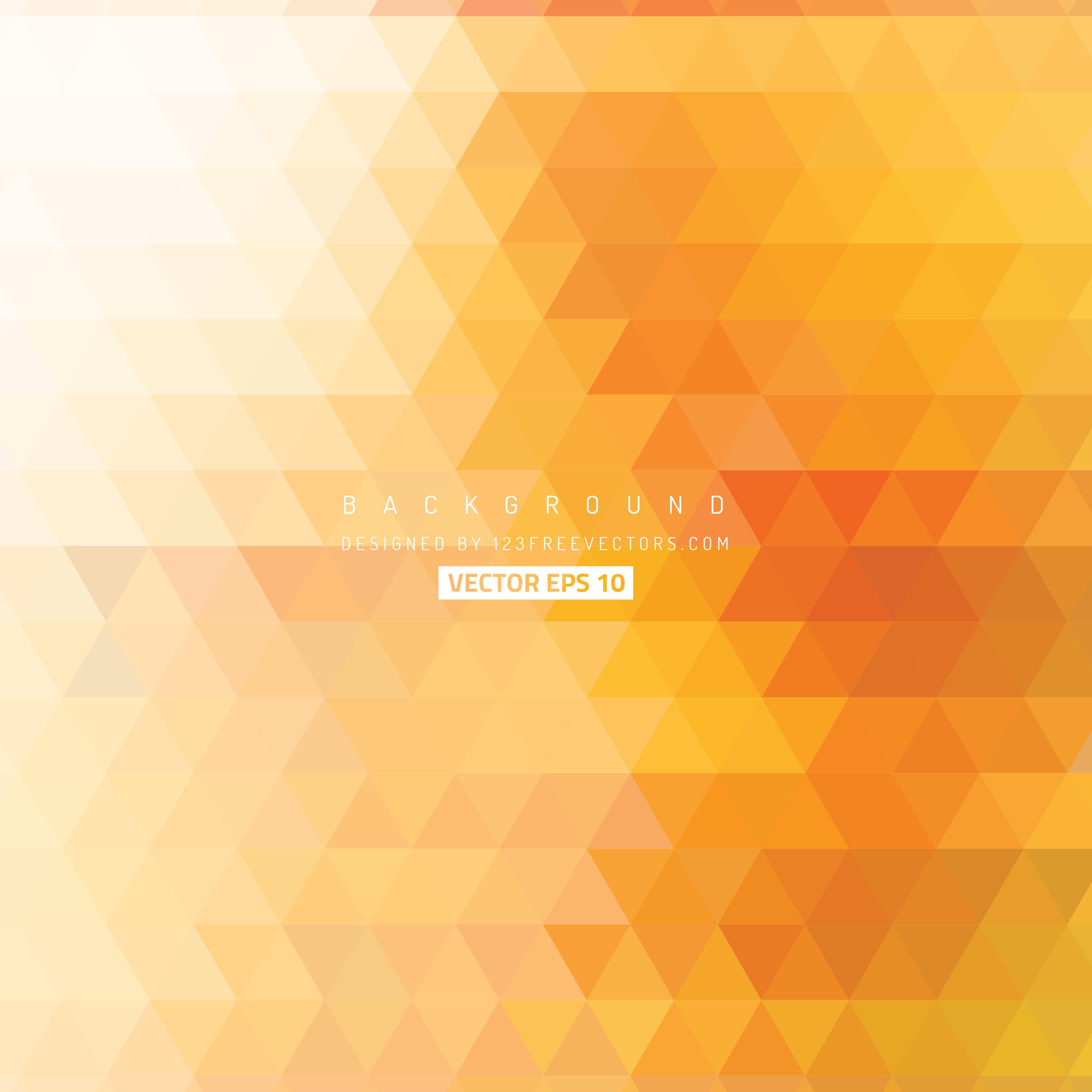 3333x3333 Orange Triangle Shape Background Vector