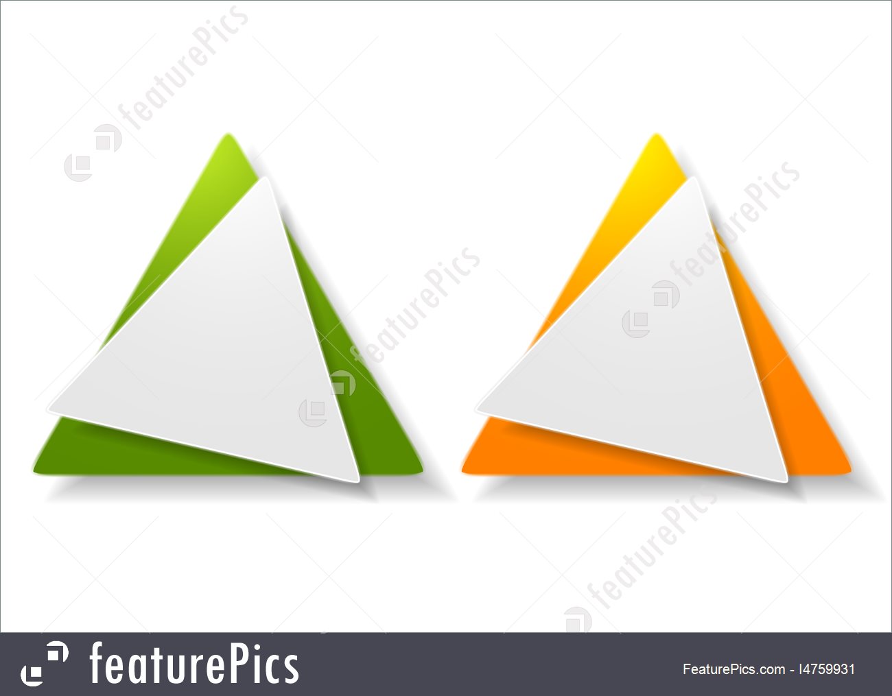 1300x1015 Abstract Triangle Shape Vector Sticker