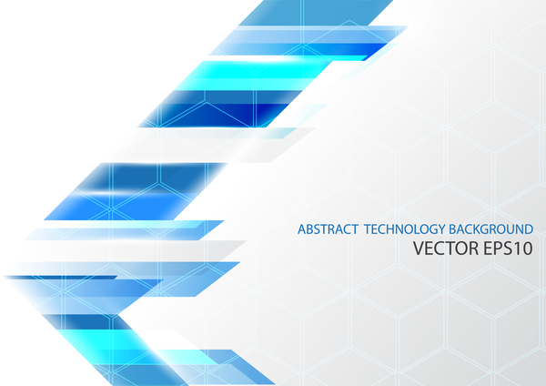 600x424 Abstract Technology Triangle Shape Vector Background Free Download