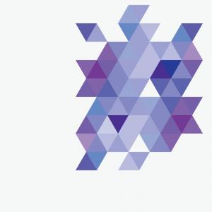 300x300 Stock Image Teal Abstract Geometrical Triangle Tile Mosaic