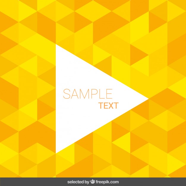 Background Made With Yellow Triangles Vector Free Download 626x626 Background Made With Yellow Triangles Vector Free Download