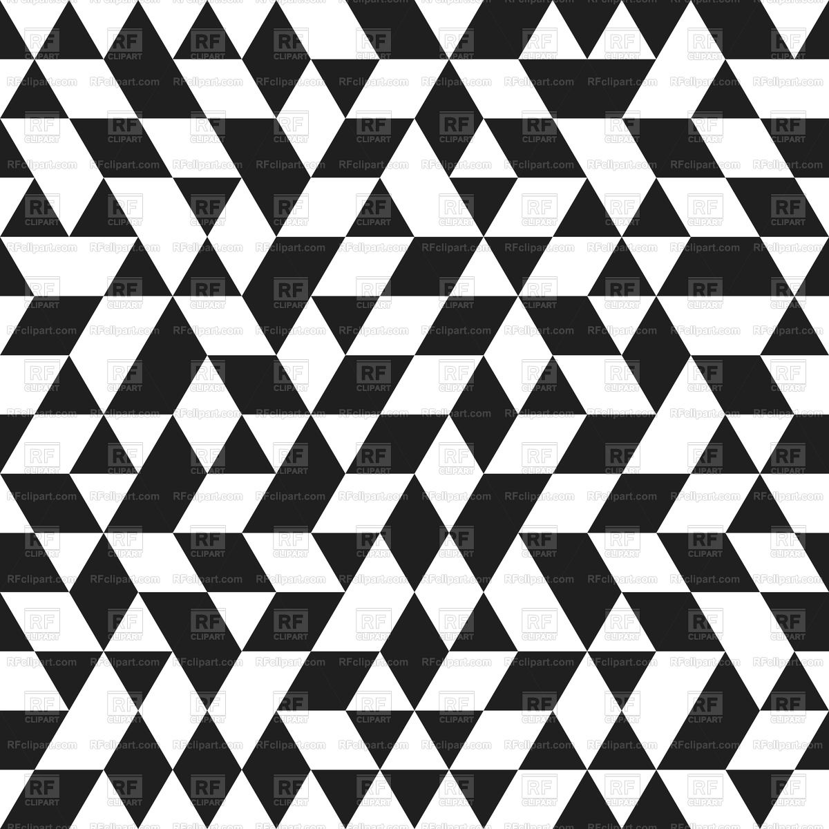 Geometric Pattern With Black And White Triangles Vector Image 1200x1200 Geometric Pattern With Black And White Triangles Vector Image