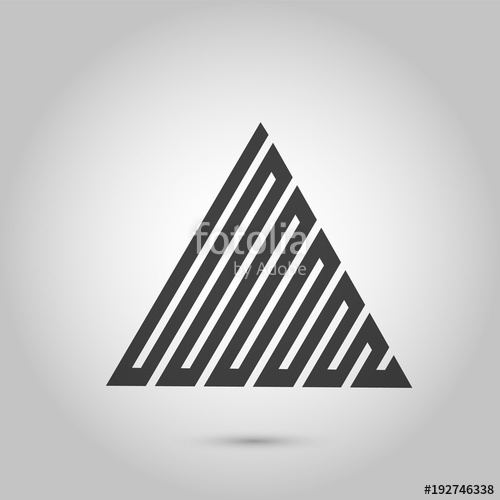 500x500 Vector Hipster Triangle Background Poster With Different