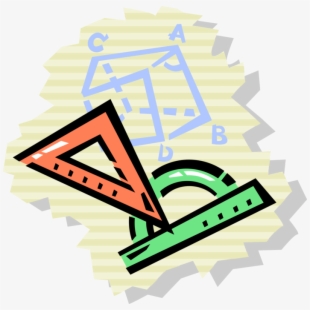310x310 Vector Illustration Of Mathematics Triangle Ruler