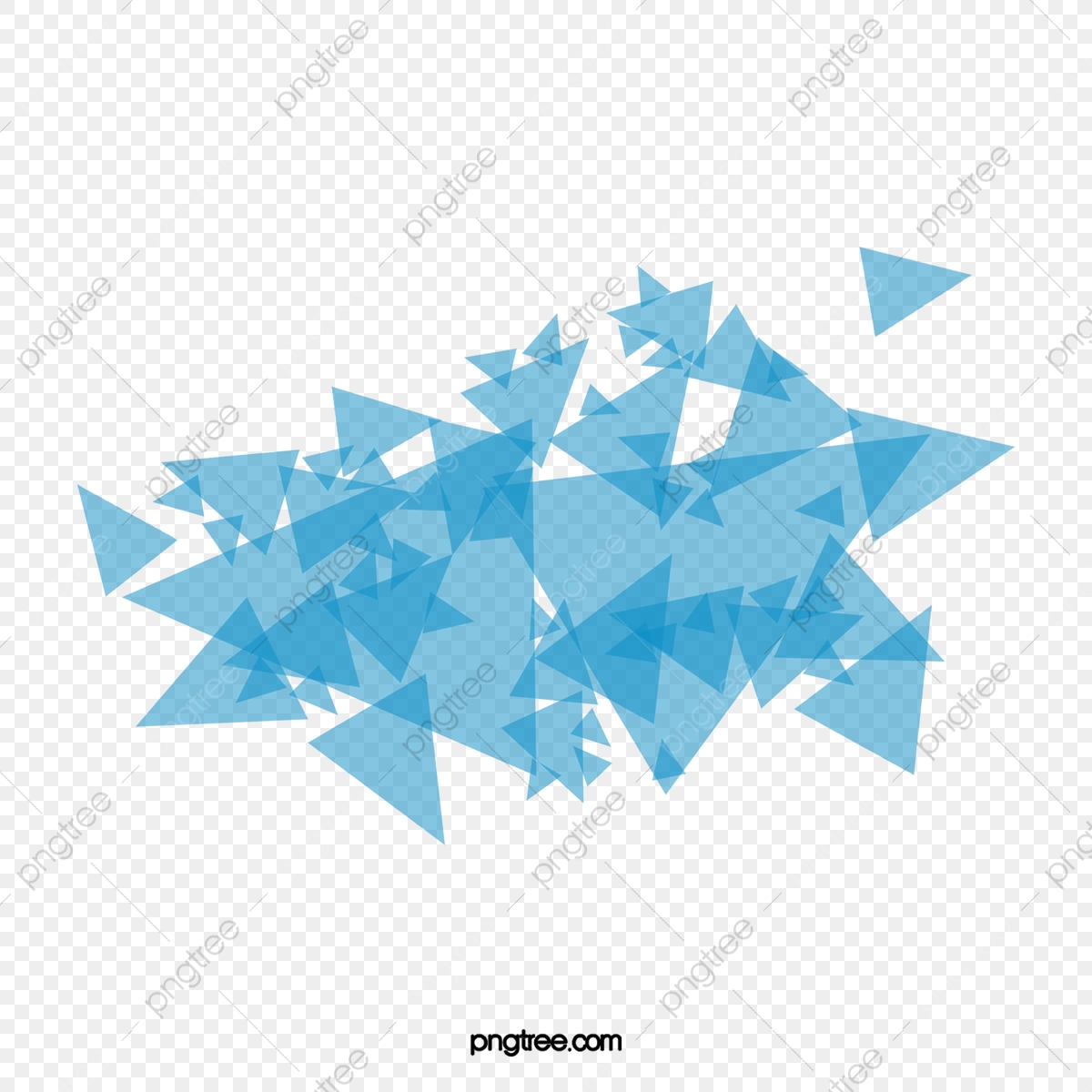 1200x1200 Sky Blue Triangle Debris, Blue Vector, Triangle Vector, Vector Png