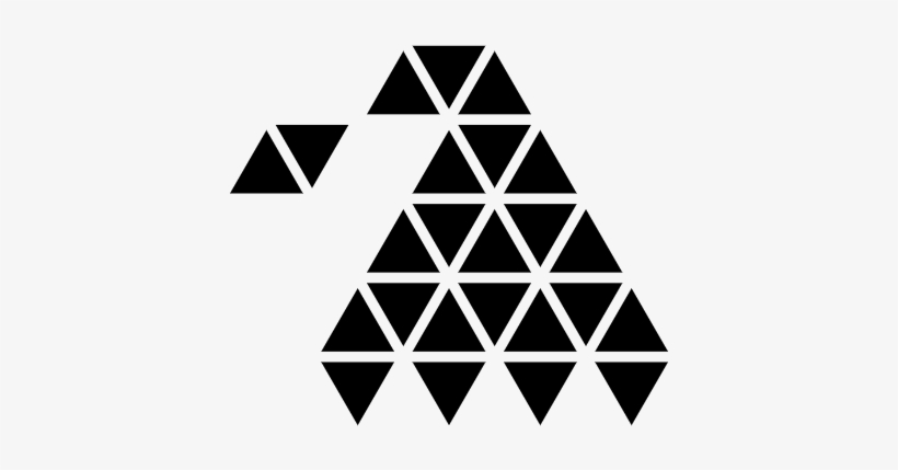 820x429 Witch Hat Of Triangles Vector