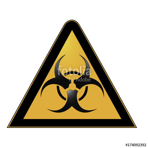 500x500 Triangulo Con Peligro Molecular Stock Image And Royalty