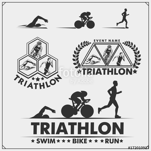 Triathlon Vector at Vectorified.com | Collection of Triathlon Vector ...