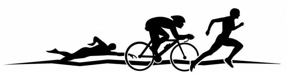 915x238 A Triathlon Vector Sign A Vinyl Wall Art Sticker In Any