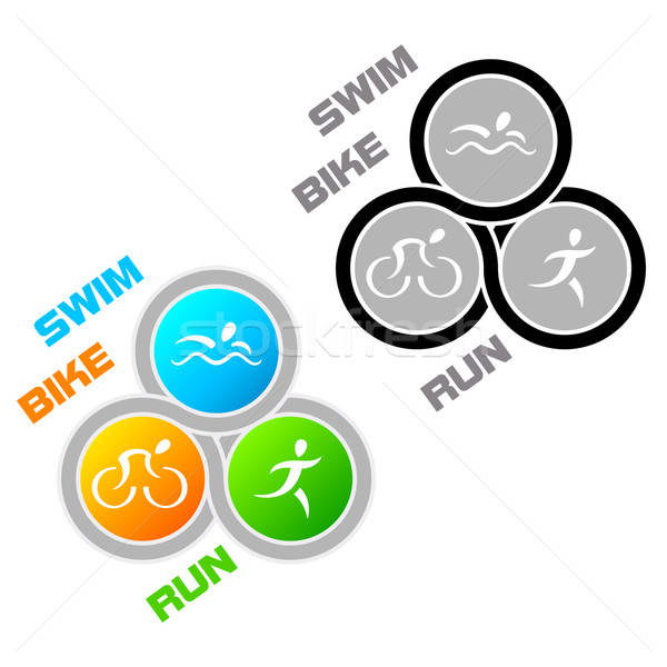 600x600 Triathlon Stock Vectors, Illustrations And Cliparts Stockfresh