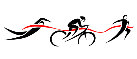 553x240 Triathlon Vector Photos, Royalty Free Images, Graphics, Vectors