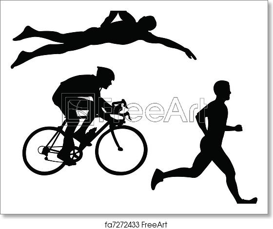 560x470 Free Art Print Of Triathlon Triathlon