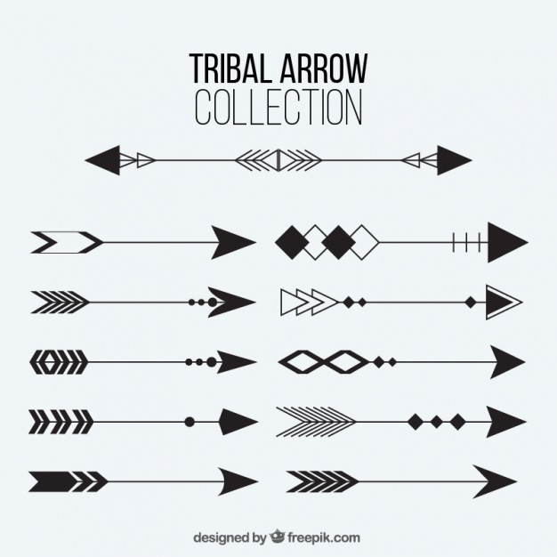 Collection Of Tribal Arrows Vector Free Download 626x626 Collection Of Tribal Arrows Vector Free Download