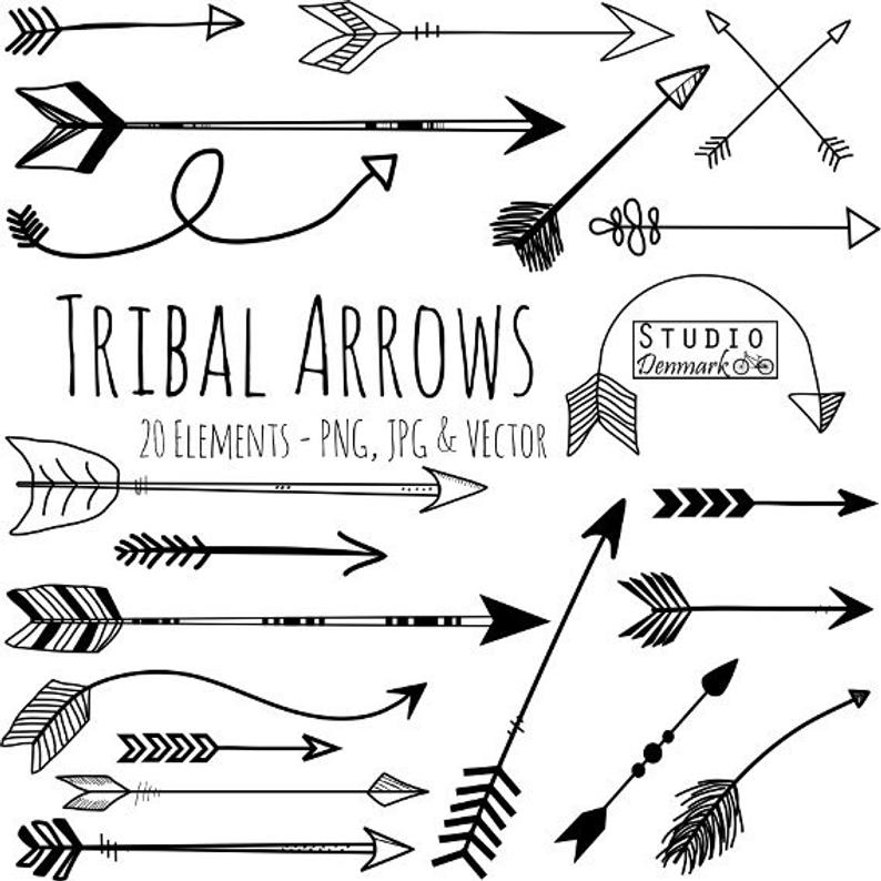 Tribal Arrow Clipart And Vectors Hand Drawn Arrow Clip Art Etsy 794x794 Tribal Arrow Clipart And Vectors Hand Drawn Arrow Clip Art Etsy