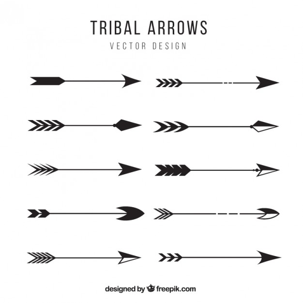 Tribal Arrow Vector At Collection Of Tribal Arrow Vector Free For Personal Use 4048