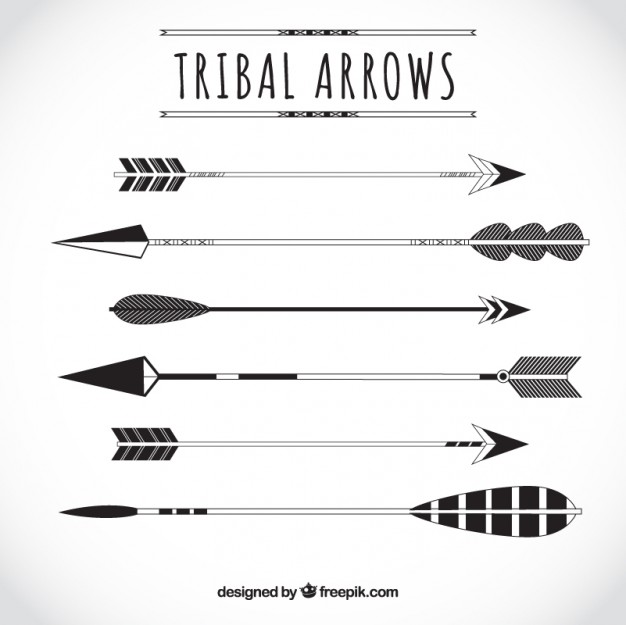 Variety Of Tribal Arrows Vector Free Download 626x625 Variety Of Tribal Arrows Vector Free Download