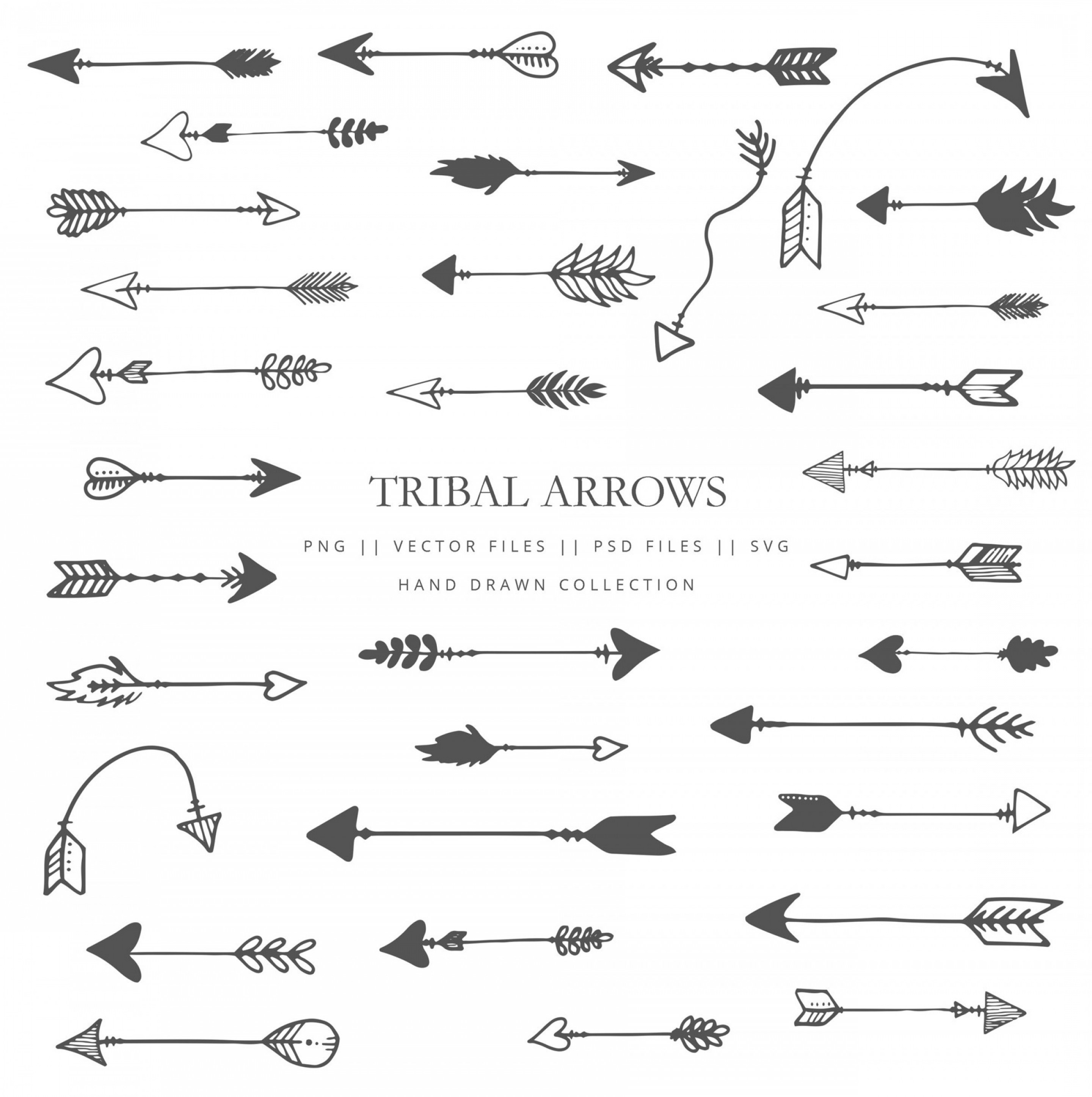 Tribal Arrow Vector at Vectorified.com | Collection of Tribal Arrow ...