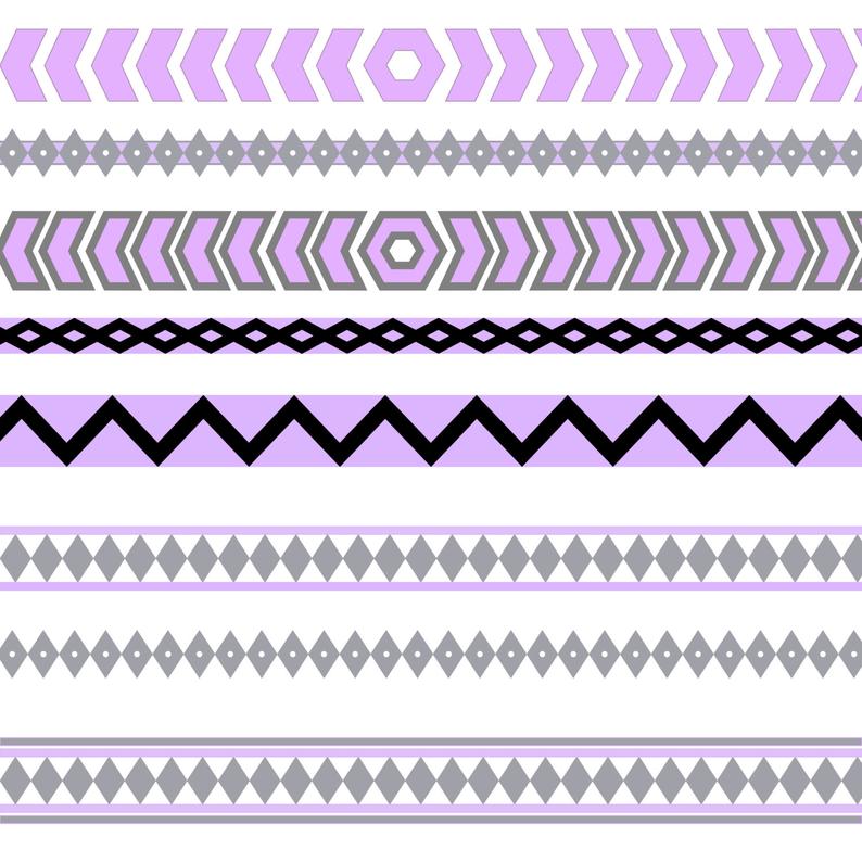 794x794 Tribal Borders Photo Border Digital Photo Frame Border Etsy