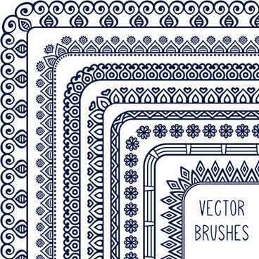 368x368 Tribal Corners Borders Free Vector Download