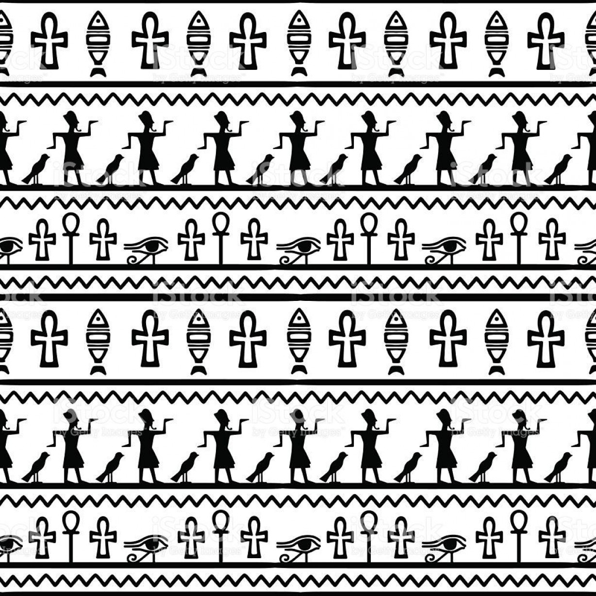1228x1228 Best Hd Tribal Art Egyptian Vintage Ethnic Seamless Borders