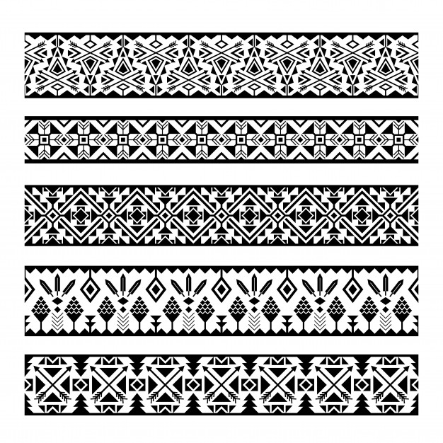 626x626 Ethnic Pattern Stripes Black And White Tribal Mexican Geometric