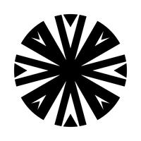 200x200 Tribal Circle Free Vector Art