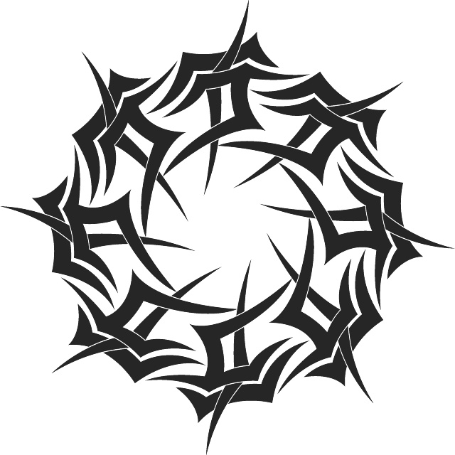 640x640 Tribal Design Free Vector