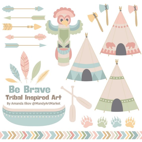 570x570 Professional Tribal Clipart Vectors